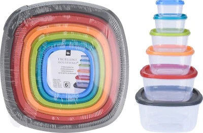Gefrierdosen Set 12-tlg Frischhaltedosen Vorratsdosen Aufbewahrungsdosen Dosen - Bild 1 von 4
