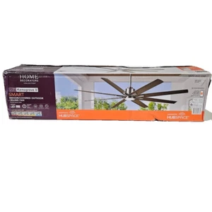 Kensgrove II 72 in. Smart Indoor/Outdoor Brushed Nickel Ceiling Fan with Remote - Picture 1 of 9