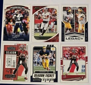 TOM BRADY 6 Card Lot : Season Ticket, Legacy, Prestige Free Ship - Picture 1 of 2