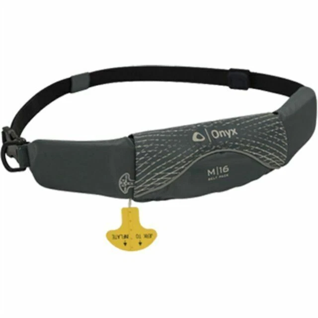 Onyx M-16 Manual Inflatable Belt Pack - Gray (130900-701-004-19)