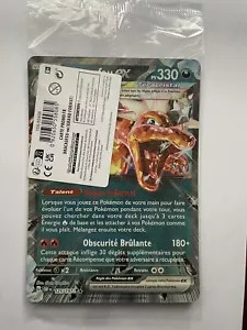 Carte Pokémon DRACAUFEU EX 125/197 Jumbo Flammes Obsidiennes NEUF FR - Foto 1 di 2