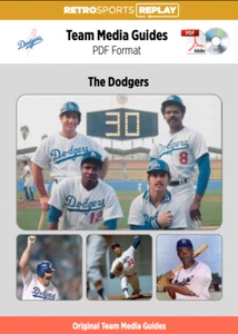 Los Angeles Dodgers Team Media Guide 1939-2024 Colección 43 PDFs DVD-ROM Disco - Imagen 1 de 5