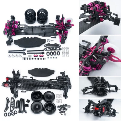 Alloy&Carbon Chassis Sakura D5S Rahmen Kit Modified Riemenantrieb 1/10 Drift Car - Bild 1 von 4
