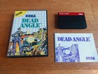  DEAD ANGLE for Sega Master System incl. original packaging and instructions CIB