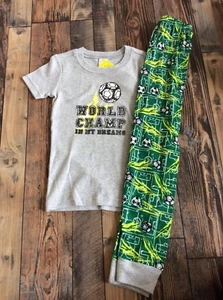 Gymboree Boys Soccer World Champ Sports Pjs Nwt Size 3 - Picture 1 of 1