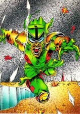 COMIC IMAGES - BLACK COMIC BOOK - ANIA EBONY WARRIOR NN INSERT PROMO CARD 1993