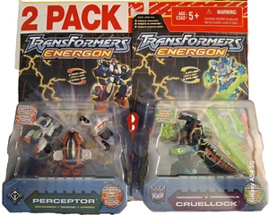 Transformers Energon 2 Pack Perceptor / Cruellock VHTF MIP - Picture 1 of 2