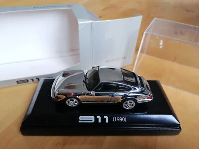 Porsche 911 1990 minichamps chrome 1/43 edition limitée PORSCHE 2000 ex - Photo 1/3