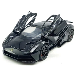 2020 Lotus Evija Model Car 1/32 Scale Diecast Metal Toy Cars Pull Back Black - Picture 1 of 12