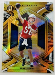 2021 Panini Gold Standard #105 Mac Jones White Gold Rookie RC Card Patriots /49