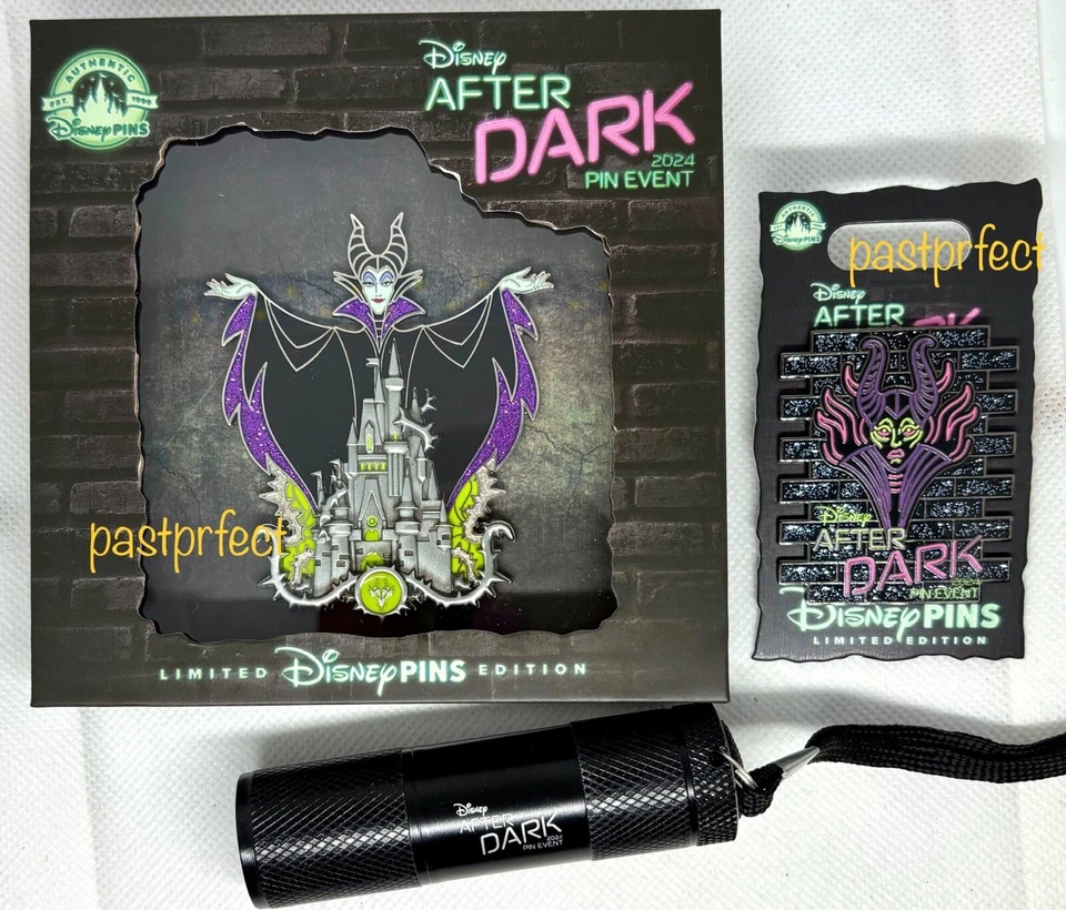 2024 WDW Disney After Dark Event Villains Castle Takeover Maleficent pin LE 500