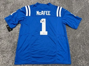 PAT MCAFEE Indianapolis Colts SIGNED Autograph Football Jersey PSA COA XL - Picture 1 of 3