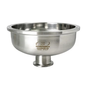 HFS(R) Tri Abrazadera 1.5" a 6" Reductores de Tazón Hemisférico Accesorios Sanitarios SS304 - Imagen 1 de 4