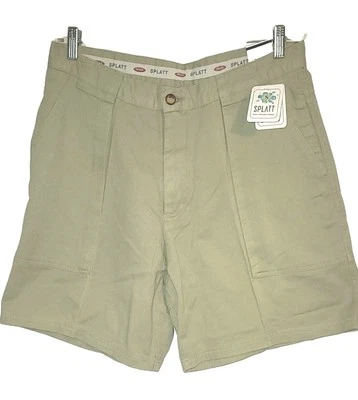 Pantalones Cortos de Viaje Windham Pointe Splatt Verde Claro Para Hombre 36 NUEVO con Etiquetas Bolsillos de Golf Foto 1 de 4
