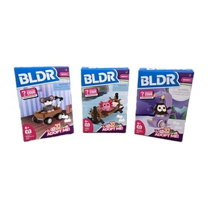 BLDR Adopt Me Axolotl & Boat Crib/Owl & Moon Stroller/Mouse & Crate Stroller NEW - Picture 1 of 11