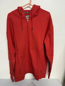 Dixxon Flannel Company Herren rotes Sweatshirt mit Reißverschluss Größe xL - Bild 1 von 5