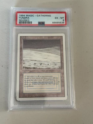 MTG: Revised: Tundra - Graded PSA EX-MT 6 - Image 1 of 2
