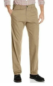 40 X 29 Haggar Men Premium Khaki Flat Front Classic Fit Pants New NWT Flex Waist - Picture 1 of 3