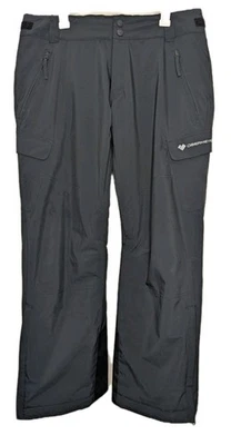 Obermeyer Mens Alpinist Stretch Insulated Ski Pants Black Size Large Short 38x30 - Image 1 of 4