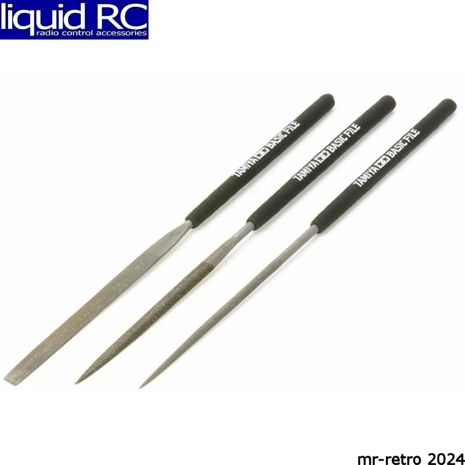 Tamiya Tam74104 Basic File Set Smooth DBL Cut 4950344741045