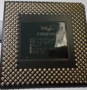 Intel Celeron FV524RX500 128 SL3FY - 500MHz - Socket 370 / PGA370 #K-398-19 - Picture 1 of 2