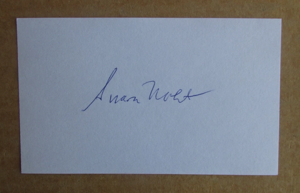 TARJETA ÍNDICE FIRMADA POR SIMON NOLET 3X5 VOLANTES KC SCOUTS PENGUINS ROCKIES Foto 1 de 1