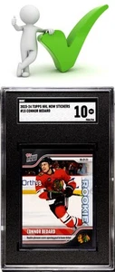 2023 Topps Now Nhl Stickers Connor Bedard #15 SGC 10 Blackhawks - Picture 1 of 2