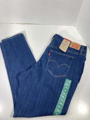 Женские узкие джинсы Levis 311 Stellar Shaping 34X30 синяя джинсовая ткань эластичные искусственно состаренные - Изображение 1 из 4