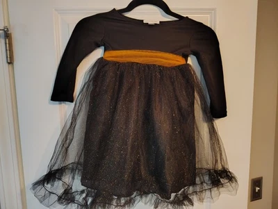 Pottery Barn Kids Witch Costume Dress Girls Black Halloween 12-24 Months - Image 1 of 4