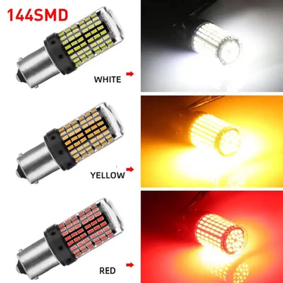 P21W LED 1156 382 144SMD Reverse Brake Light Turn Signal Light Canbus Bulb - Image 1 of 4
