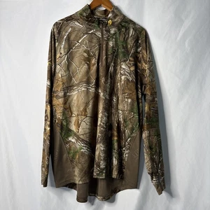Scent Blocker Mens XXL Camo 1/4 zip Pullover NTS Baselayer Shirt - Picture 1 of 11