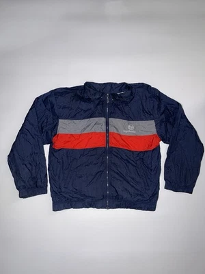 Vintage Sergio Tacchini Jacket Mens Extra Large Blue Windbreaker 80s 90s Italy - Image 1 of 4