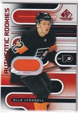 2022-23 UD SP GAME USED AUTHENTIC ROOKIES RED JERSEY #204 OLLE LYCKSELL