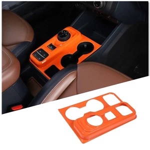 Fits for Ford Maverick 22+ Orange Central Control Gear Shift Trim Panel Frame US - Picture 1 of 14