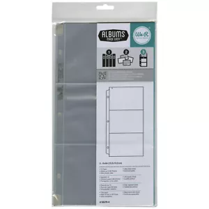6 x 12-inch 3-Ring Album Page Photo Protectors American Crafts 10 sheets - Picture 1 of 1