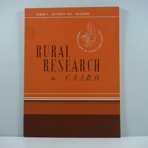 Rural Research in CSIRO Number 5 September 1953 DDT dust Myxomatosis Potatoes - Picture 1 of 6