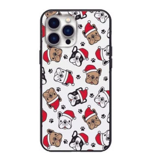 Frenchie Santa Paws Design Phone Case for iPhone 7 8 X XS XR SE 11 12 13 14 Pro - Picture 1 of 31