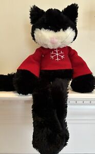 Jelly Cat Tuxedo Cat With Snowflake Sweater