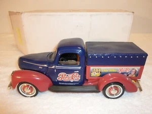Pepsi 1940 Ford Delivery Truck Coin Bank - Gold Wheel - Picture 1 of 4
