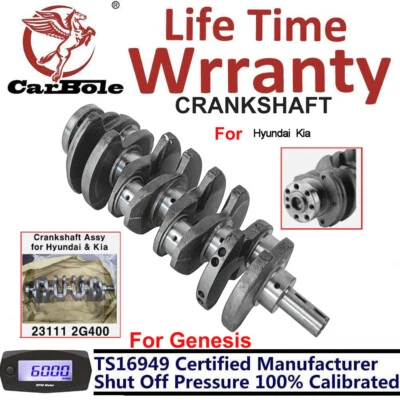 Cigüeñal motor para Hyundai Genesis 2010-2014 2,0 L 2011-2013 Kia Optima 2,0 L Foto 1 de 4