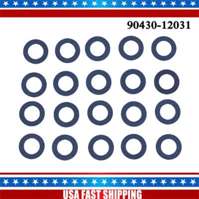 20pack Oil Drain Plug Gasket Crush Washer 90430-12031 For Toyota Parus Tundra - Image 1 of 4