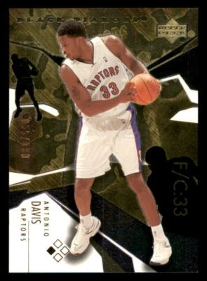 2003-04 Upper Deck Black Diamond Bronze Antonio Davis #33 NM Near Mint #55/100 R - Image 1 of 2