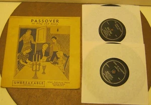 PASSOVER In Song & Story KTAV Publishing House NYC 7" 78 Phonograph Record Set - Bild 1 von 8