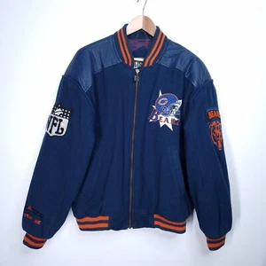 Chaqueta Letterman Chicago Bears Rara Campeones del Mundo de 1980 Fútbol Talla Grande - Imagen 1 de 23