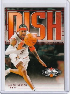 2002-03 Fleer Box Score Dish & Swish Allen Iverson #7D&S HOF - Image 1 of 2