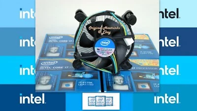 Genuine Intel Core i5 CPU Cooler Fan Heat Sink for i5 3400 Series Socket LGA115X - Image 1 of 4