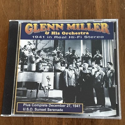1941 In Real Hi-Fi Stereo by The Glenn Miller Orchestra (CD, 1994, Jazz Hour) Foto 1 de 3