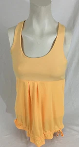 Old Navy Active Orange Peach Tank Top with Built in Bra Women's Small - Picture 1 of 1