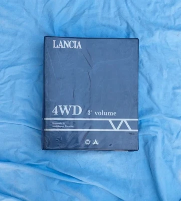Manuale di assistenza tecnica Lancia 4WD volume 3 originale - Immagine 1 di 4