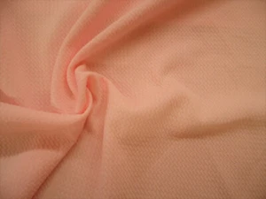 Bullet Textured Liverpool Fabric 4 way Stretch Peach S25 - Picture 1 of 1